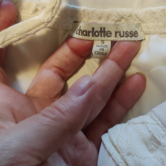 -$3/12$-Cream Lace Buttoned Dress - Picture 4 of 8